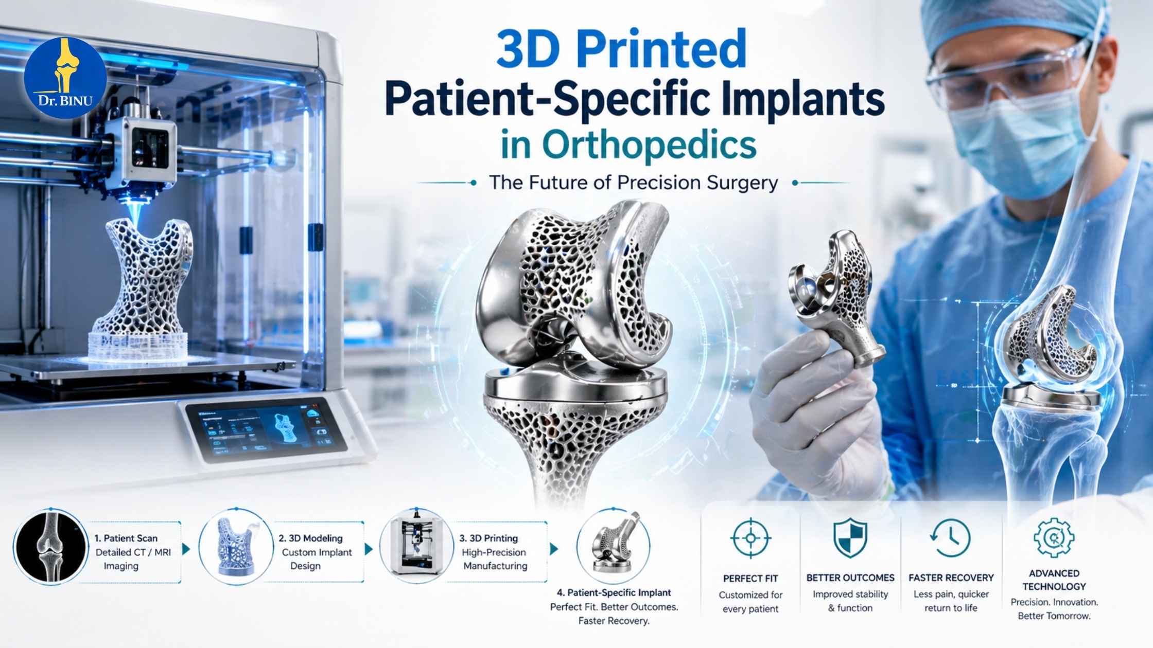 3D Printed Patient Specific Implants in Orthopedics: Future of Surgery